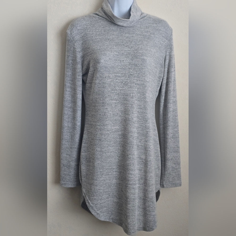 Gray Charlotte Russe Turtleneck Sweater Dress Size Medium